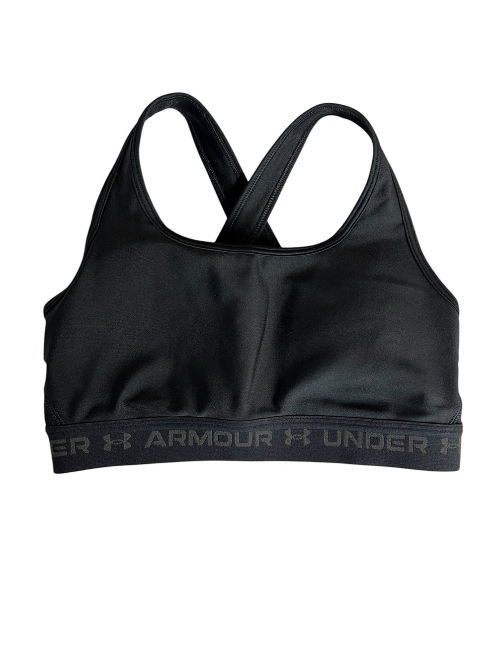Under Armour Black Compression Sports Bra Womens Medium